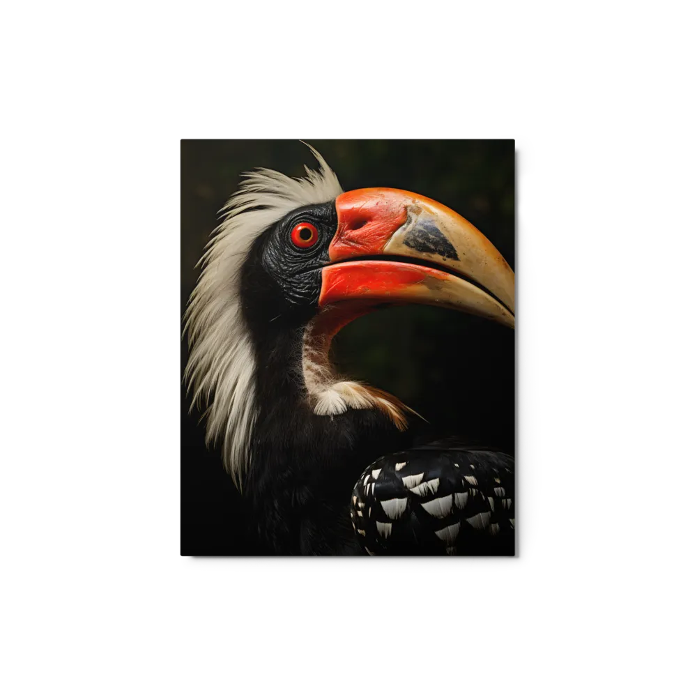 Majesty of the Hornbill | Metal Print | 8″×10″