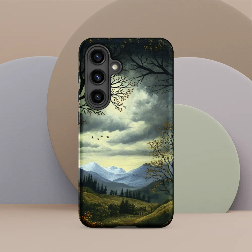 Nature's Embrace: A Tranquil Mountain Landscape