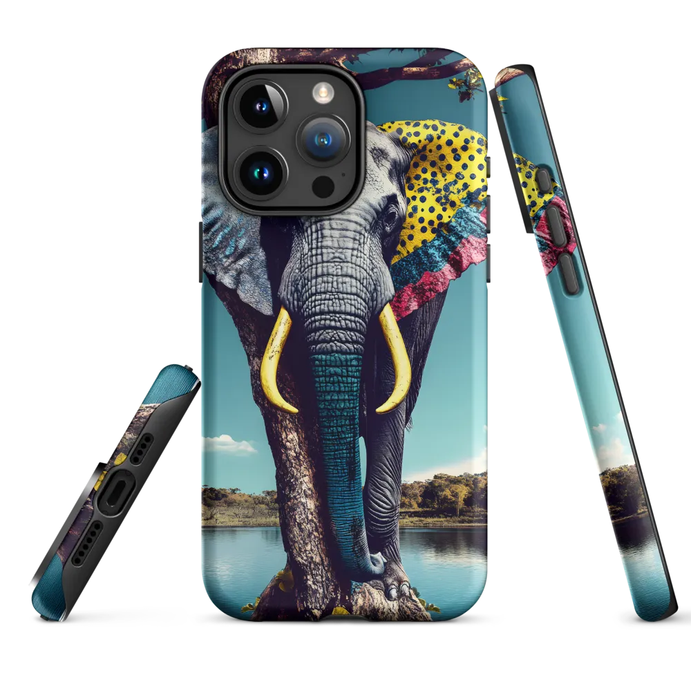 Playful Elegance: The Surreal Elephant