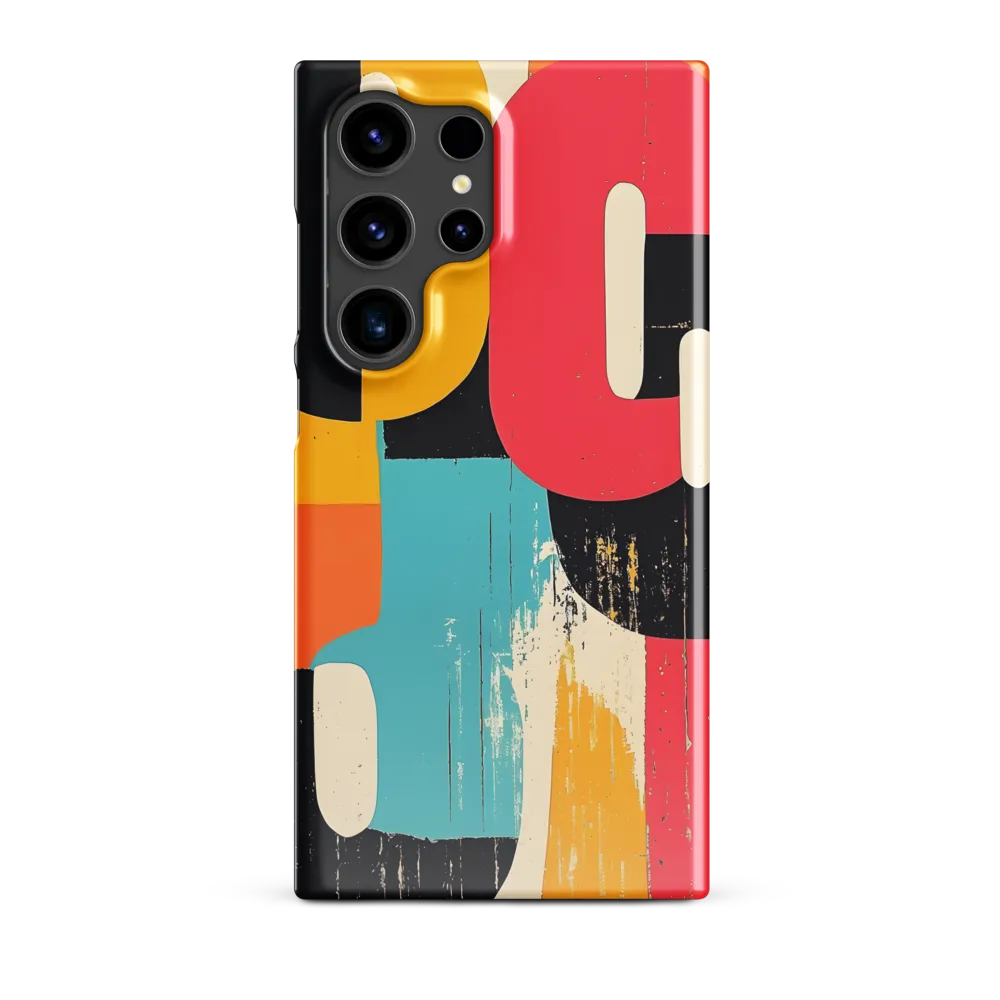 Colorful Curves: Numbers in Harmony | Phone Case |  S24 Ultra | Snap Case | Glossy