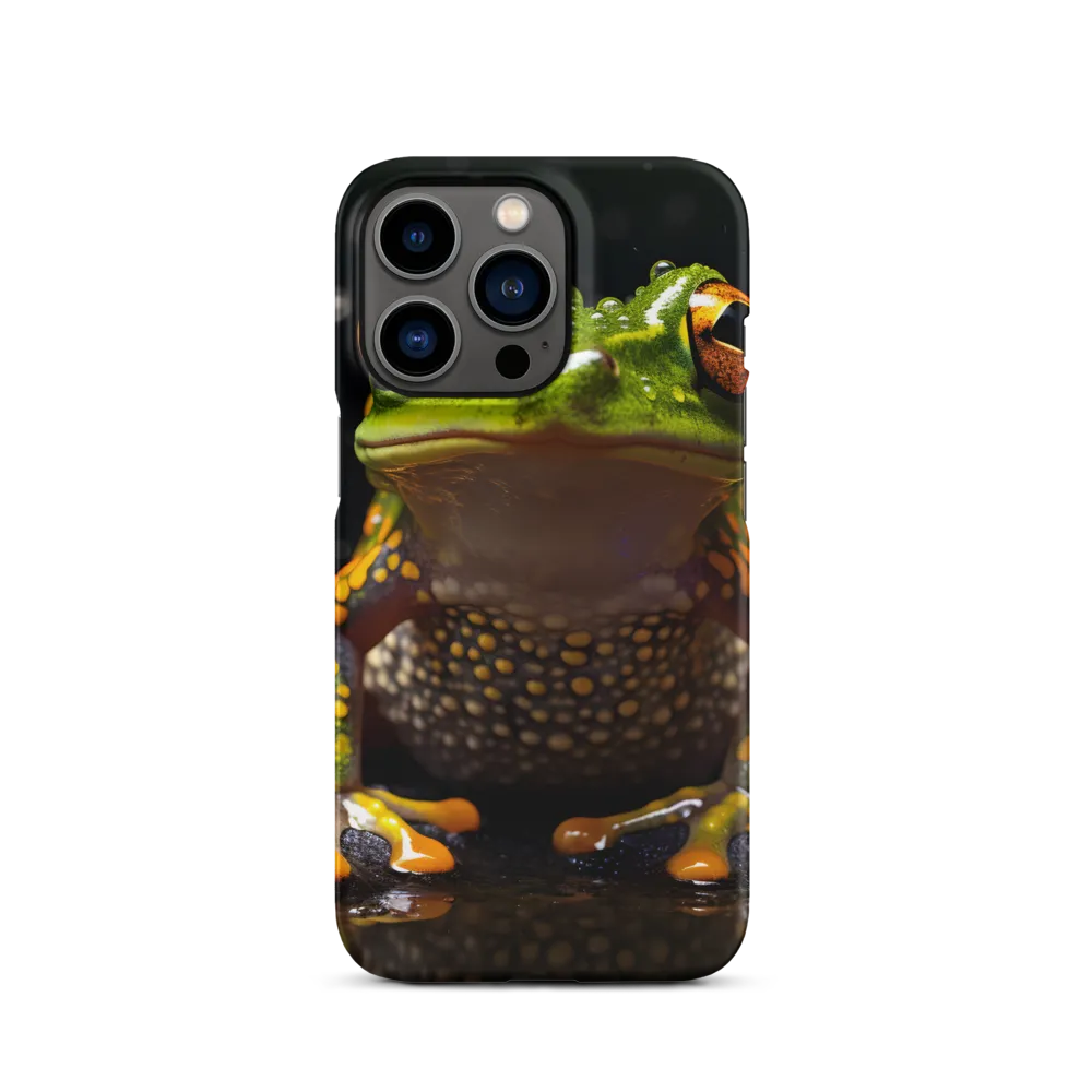 Emerald Elegance: The Frog in Focus