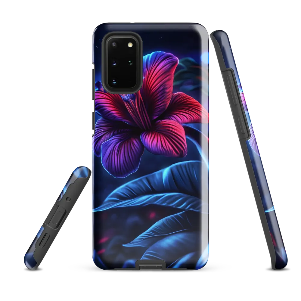 Illuminated Serenity: The Surreal Blossom