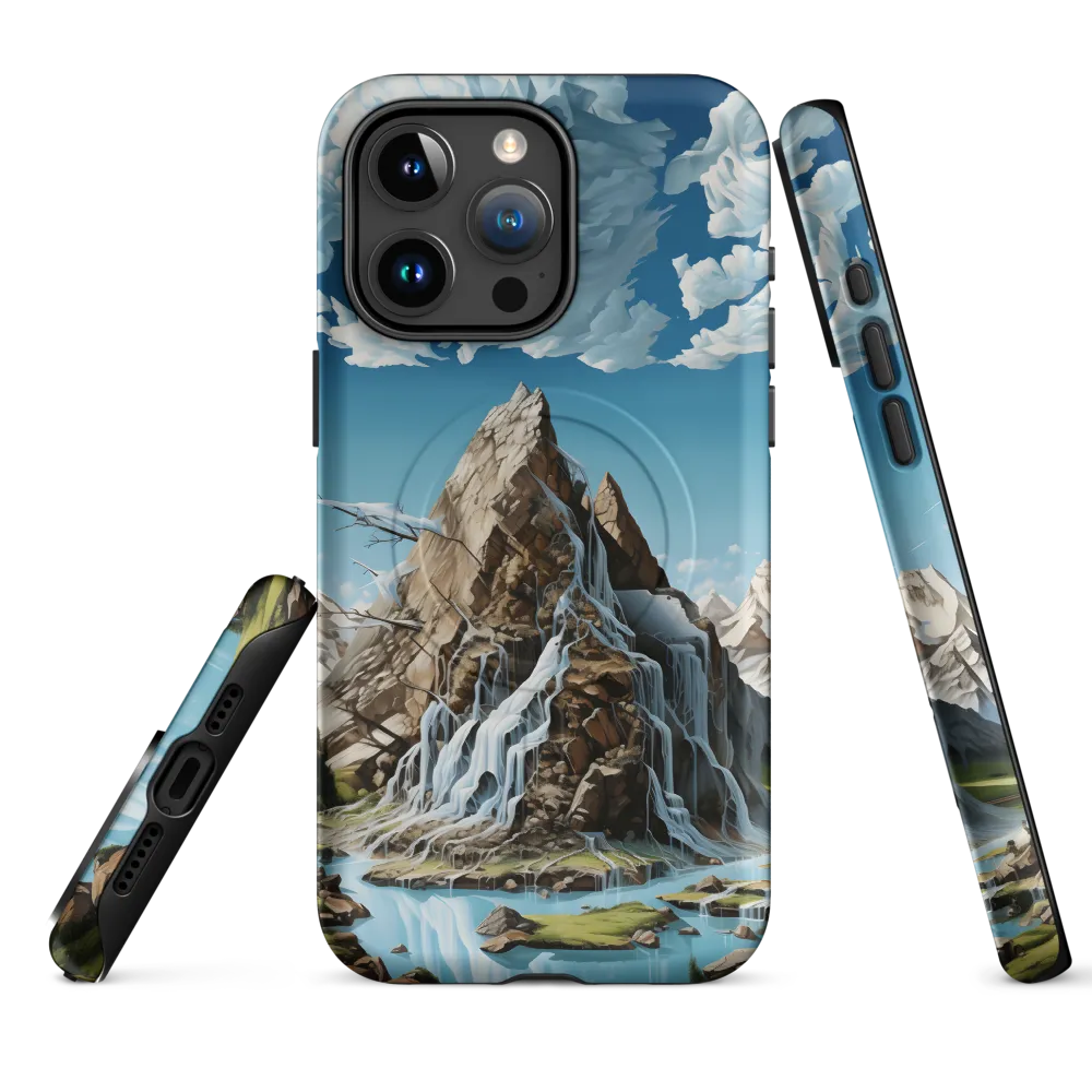 Majestic Cascade: A Mountain Masterpiece