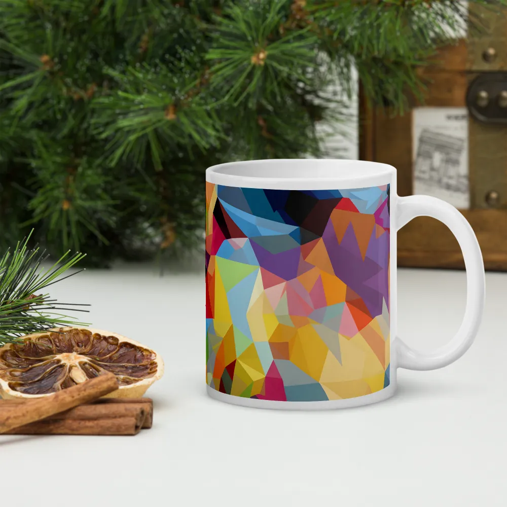 Playful Geometry: The Bear's Face | Mugs | Multiple Sizes & Colors