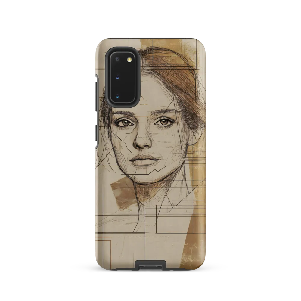 Geometric Elegance: A Modern Portrait