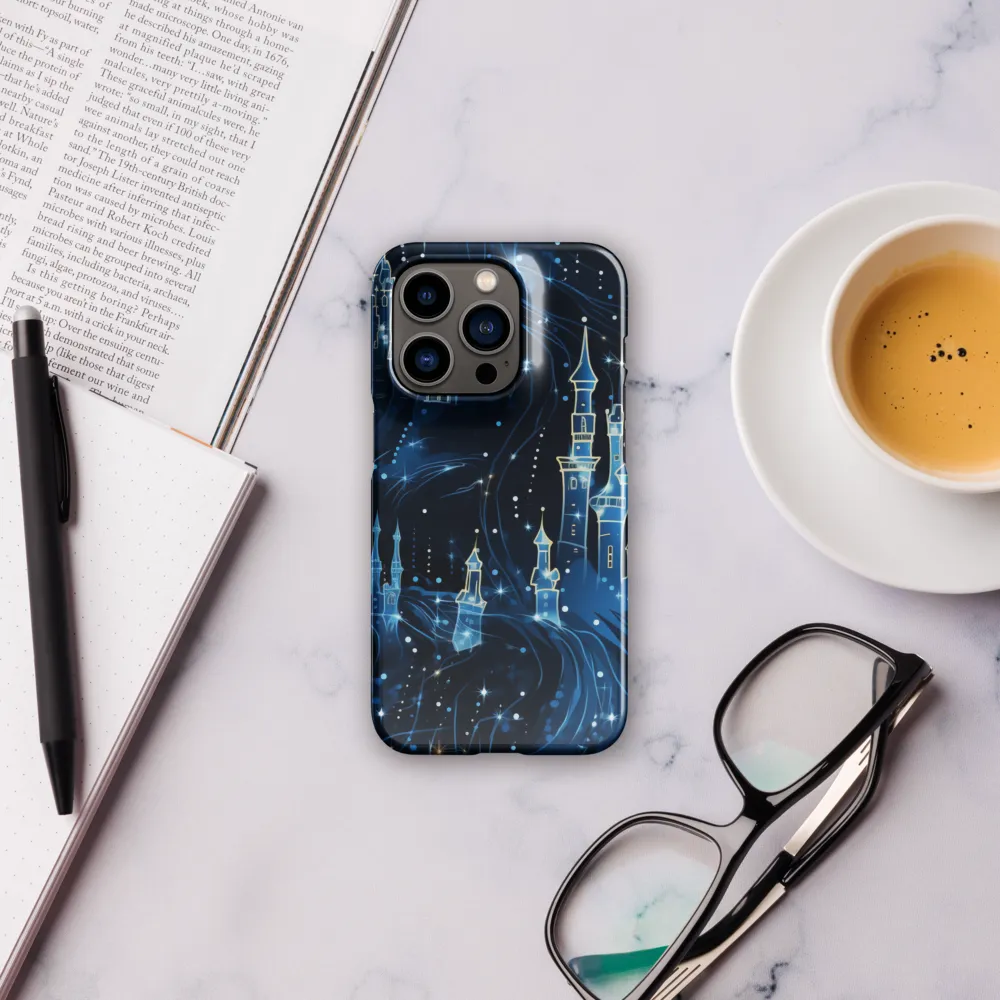Dreamy Castles in a Starry Sky | Phone Case |  14 Pro | Snap Case | Glossy