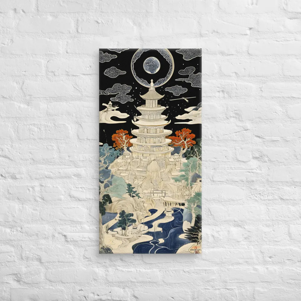 Whispers of the Pagoda | Canvas | 16″×32″