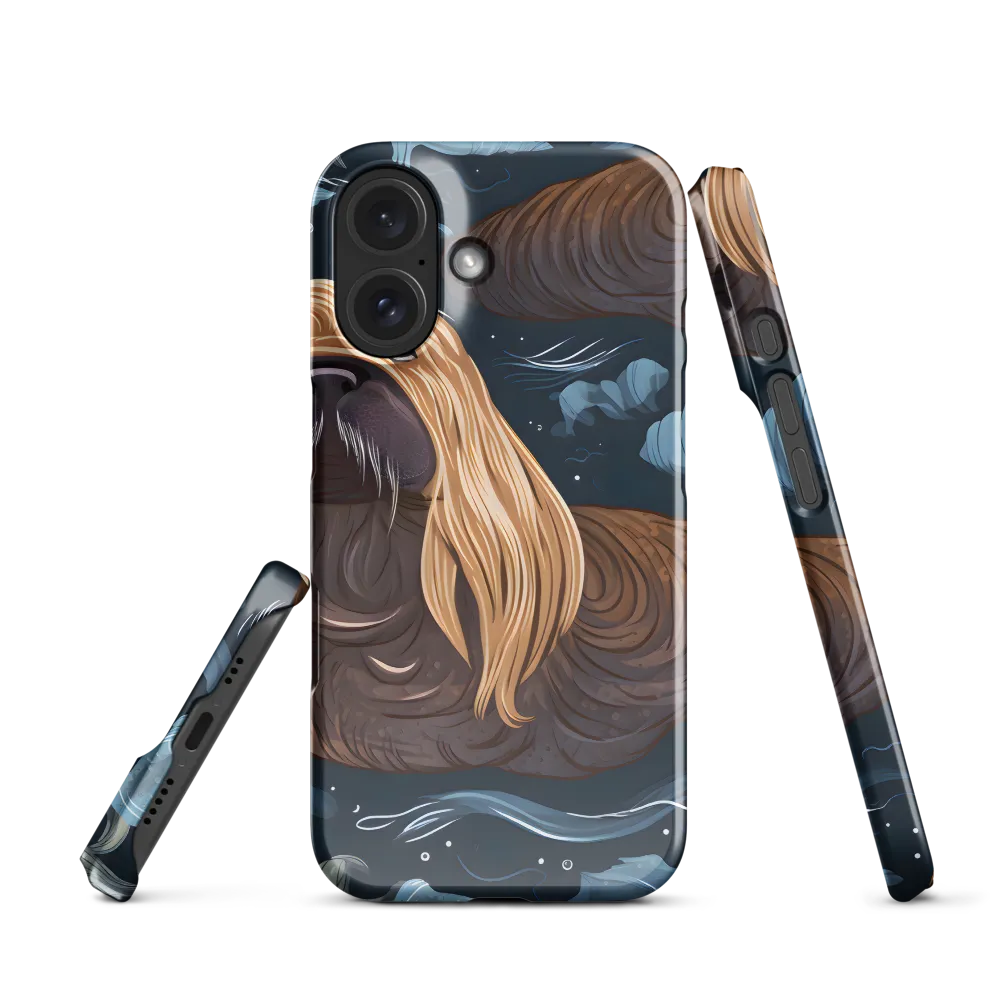 Whimsical Walruses in Deep Blue | Phone Case