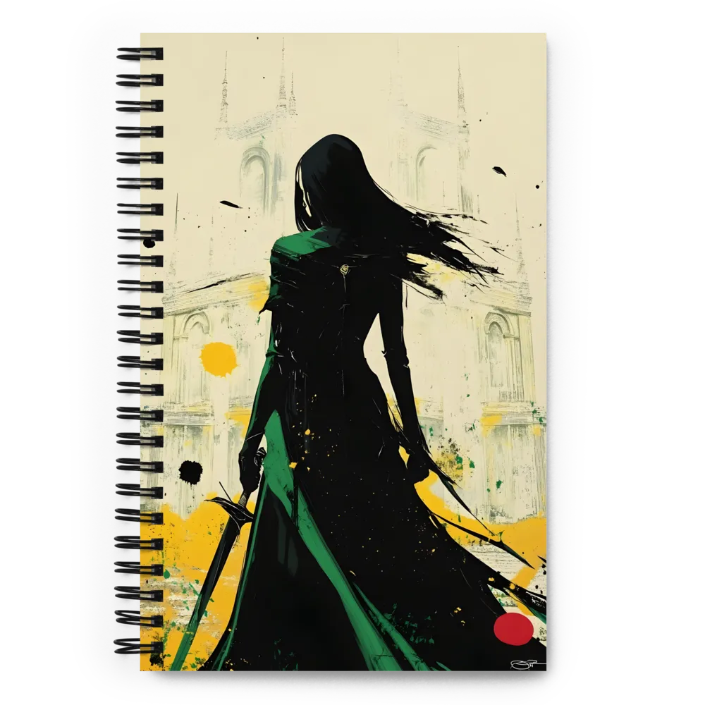 Echoes of the Shadowed Realm | Spiral Notebook