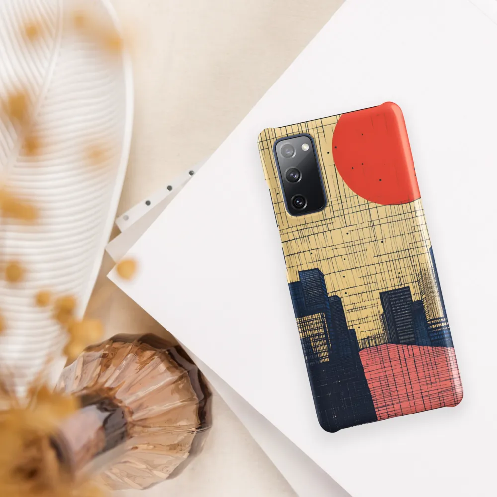 Urban Echoes: A Minimalist Cityscape