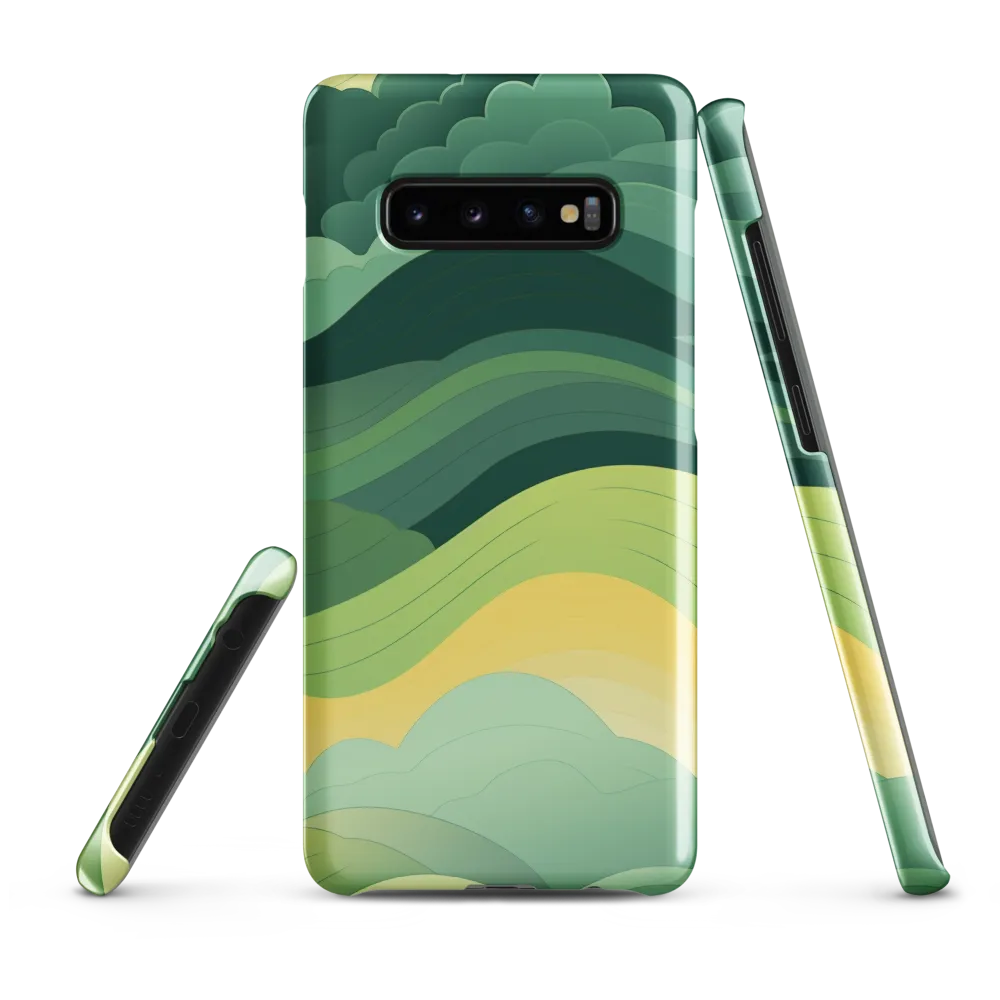 Serenity in Green | Phone Case |  S10 Plus | Snap Case | Glossy