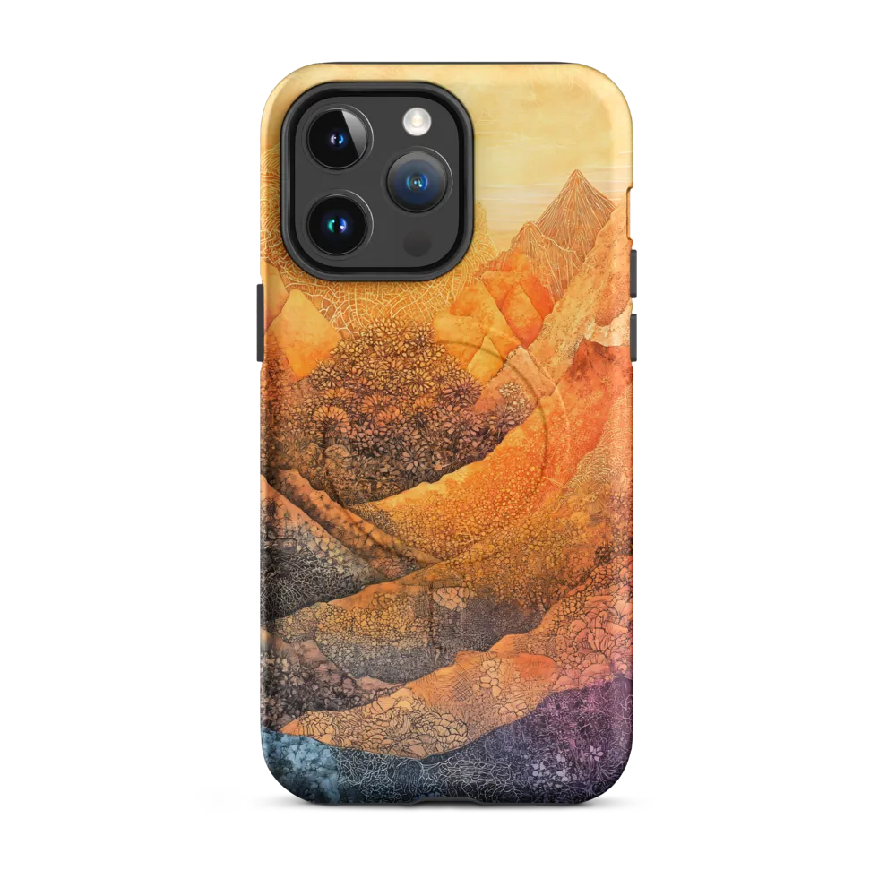 Serene Peaks of Color