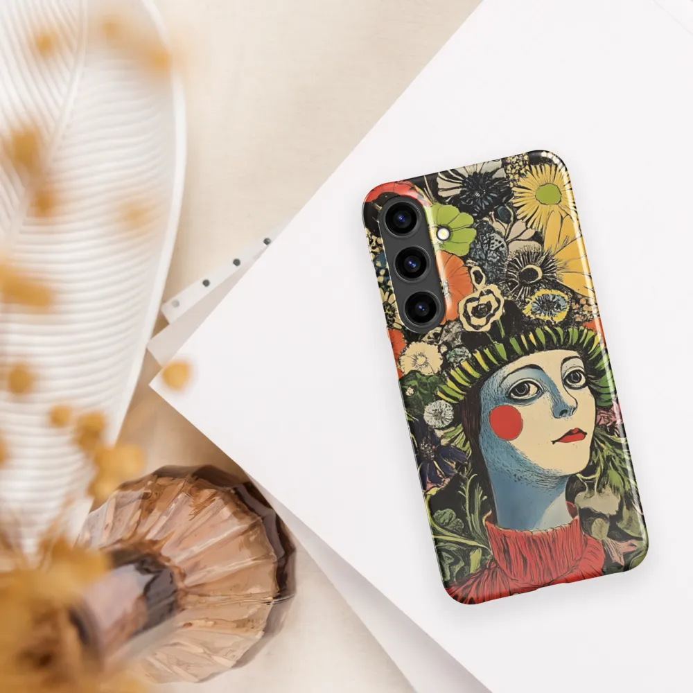 Floral Whimsy: A Portrait of Nature's Embrace