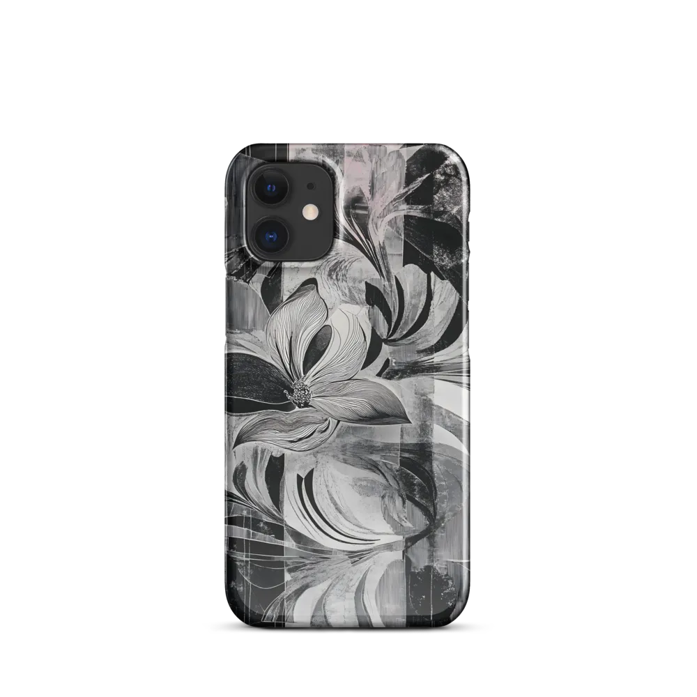 Floral Fusion in Monochrome