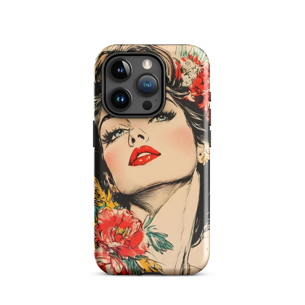 Radiance in Red: A Portrait of Elegance