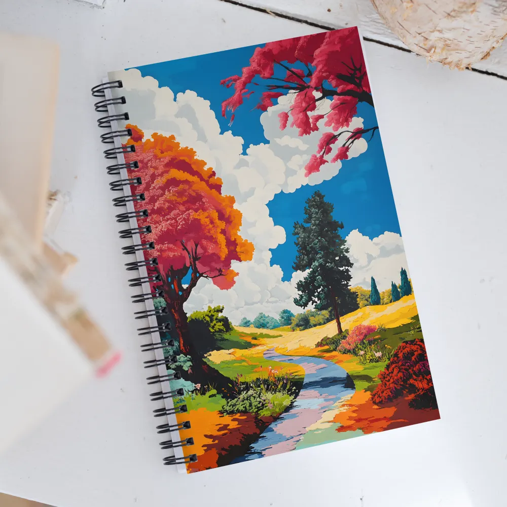 Vibrant Serenity | Spiral Notebook