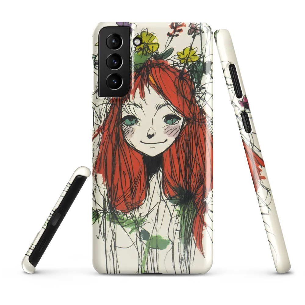 Whimsical Floral Portrait