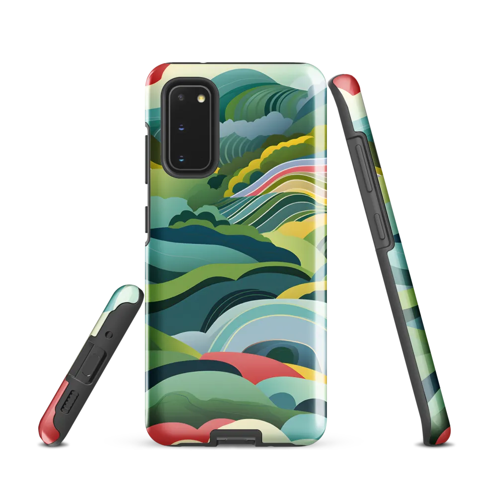 Waves of Serenity | Phone Case |  S20 | Tough Case | Glossy