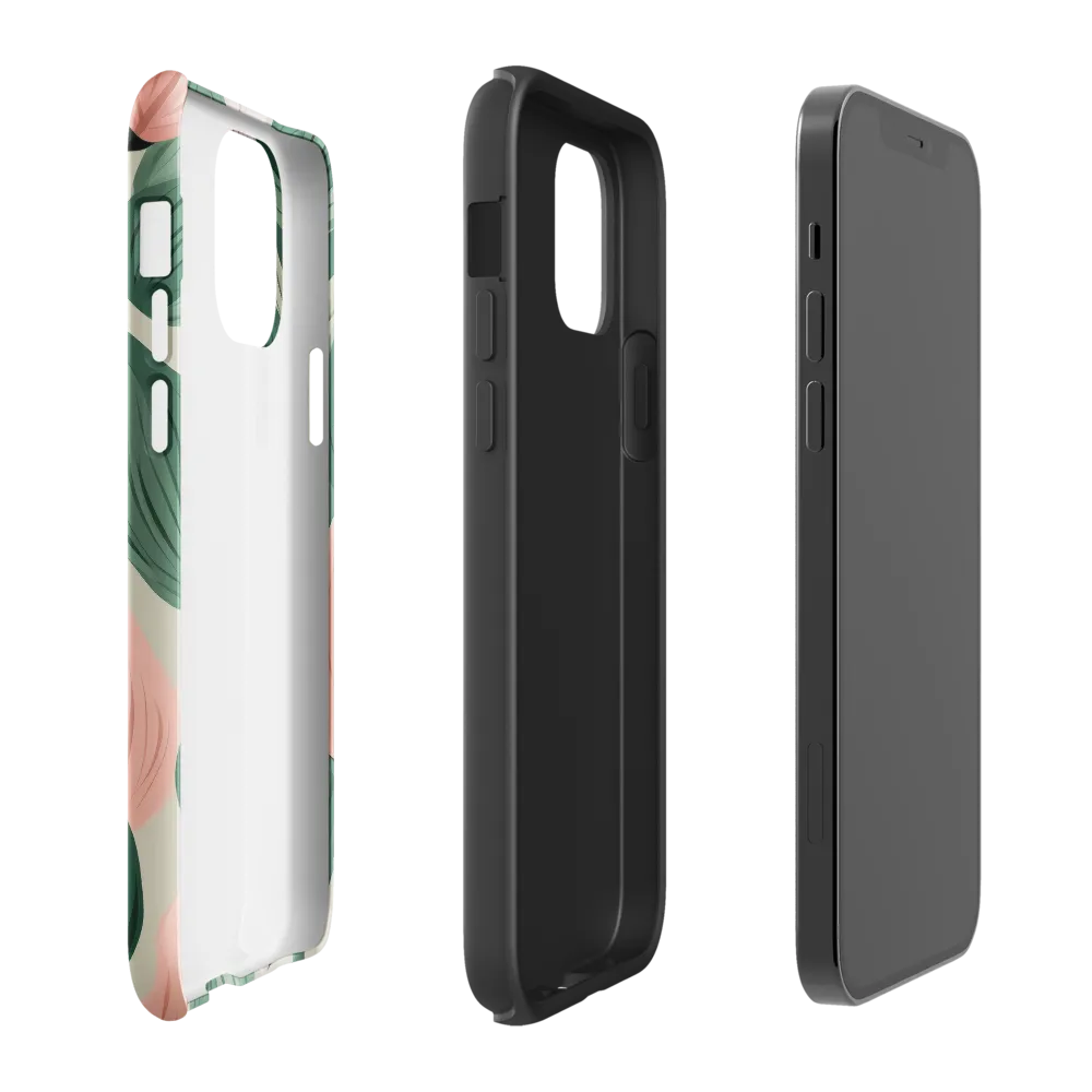 Floral Symphony in Modern Hues | Phone Case |  12 Pro | Tough Case | Glossy