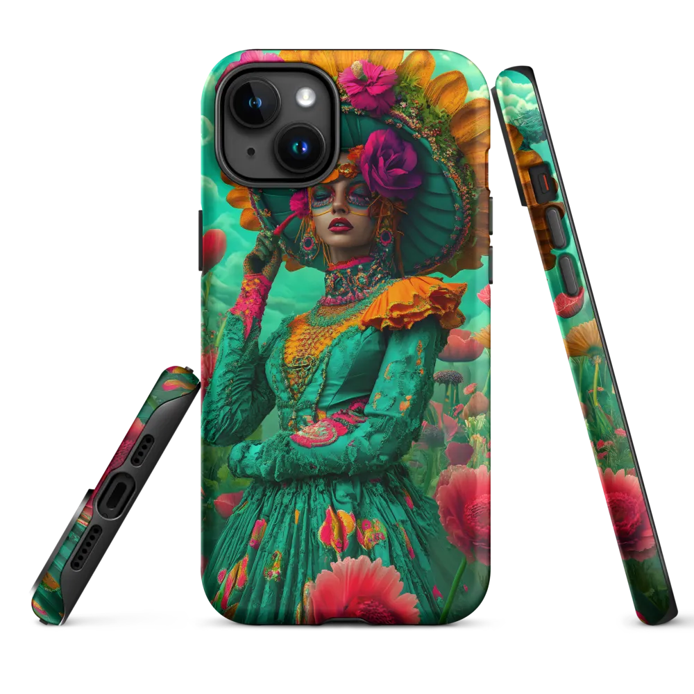 The Blooming Spectacle | Phone Case |  15 Plus | Tough Case | Matte