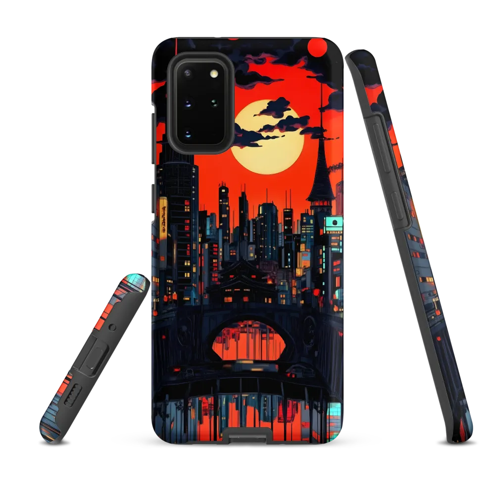 Nightfall in a Neon City