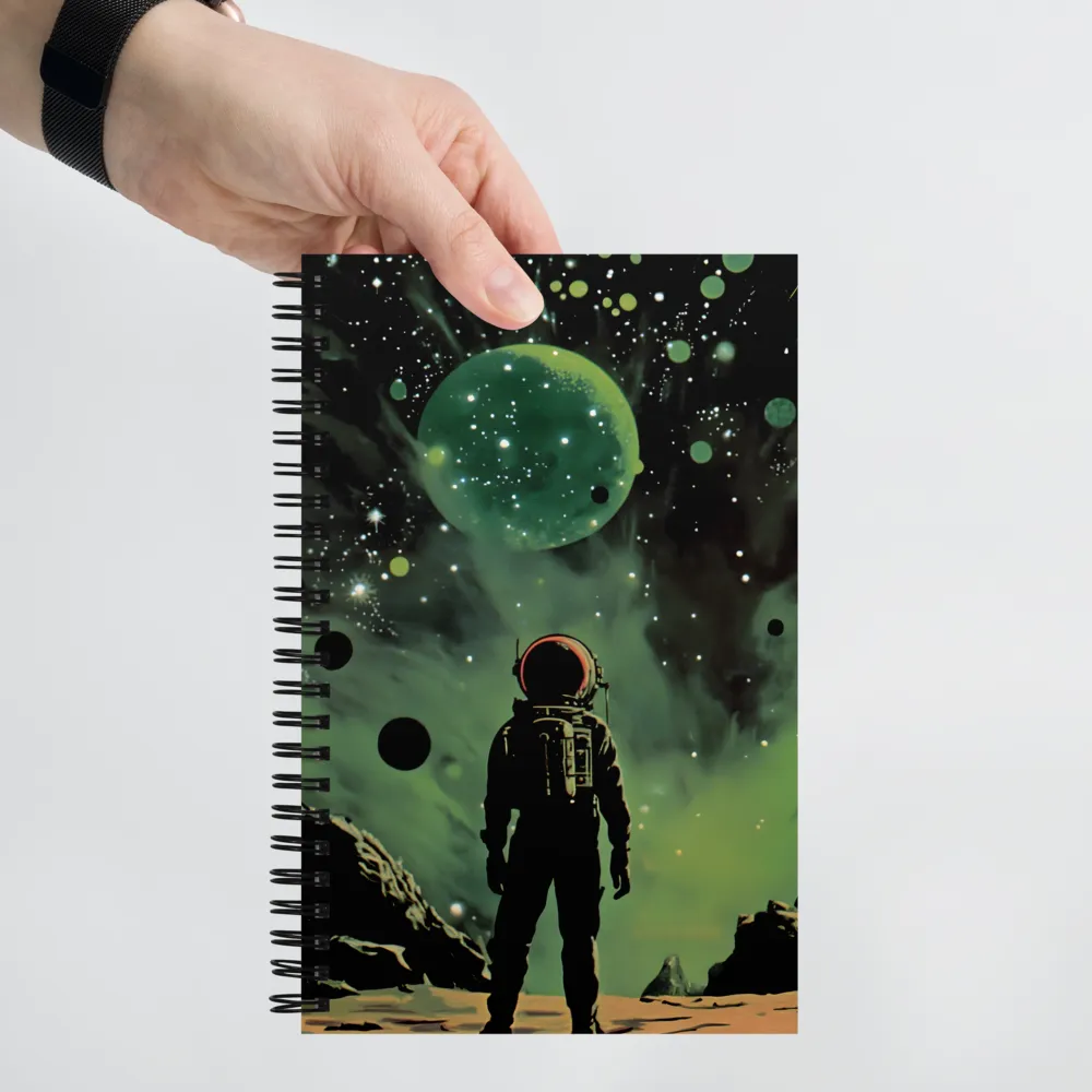 Gazing into the Cosmos | Spiral Notebook