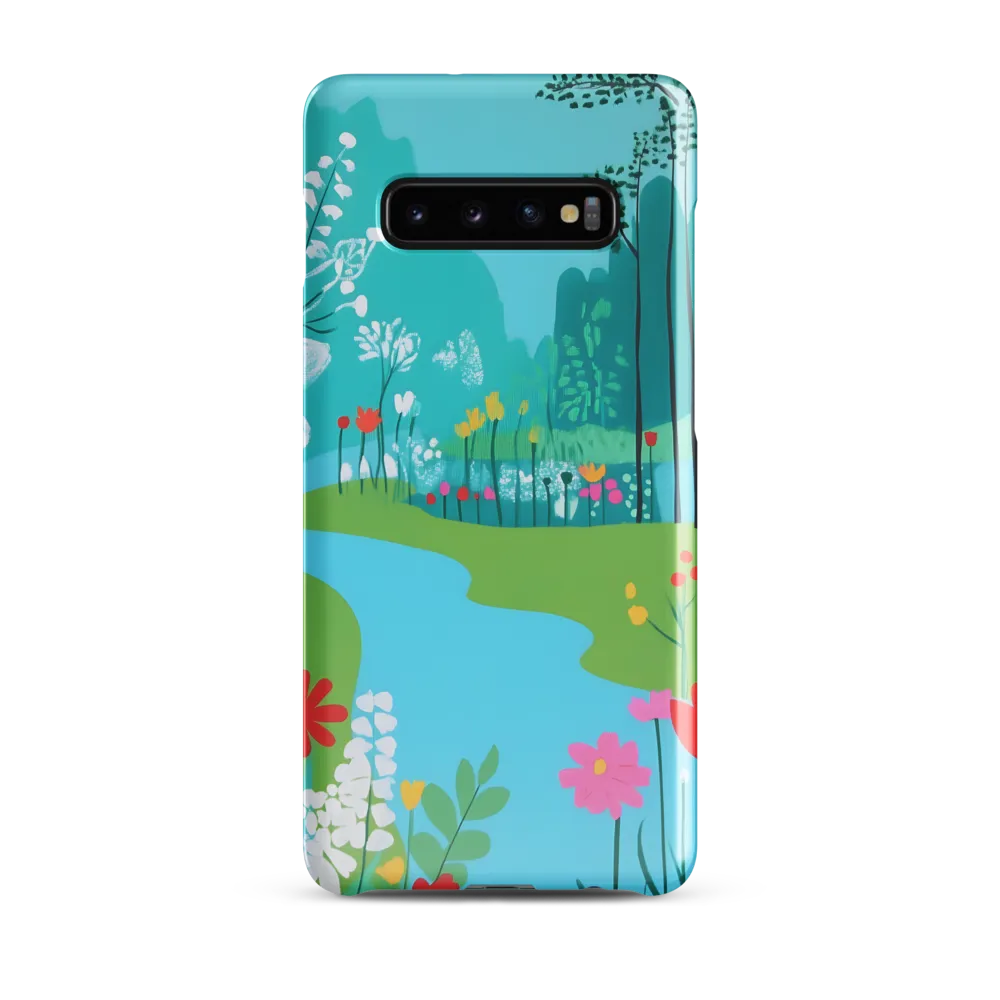 Whispers of Spring: A Colorful Retreat | Phone Case |  S10 Plus | Snap Case | Glossy