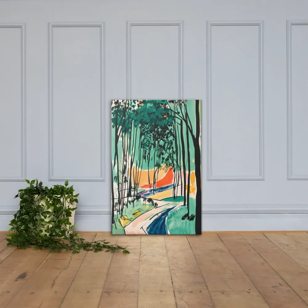 Winding Path Through the Forest | Canvas | 24″×36″