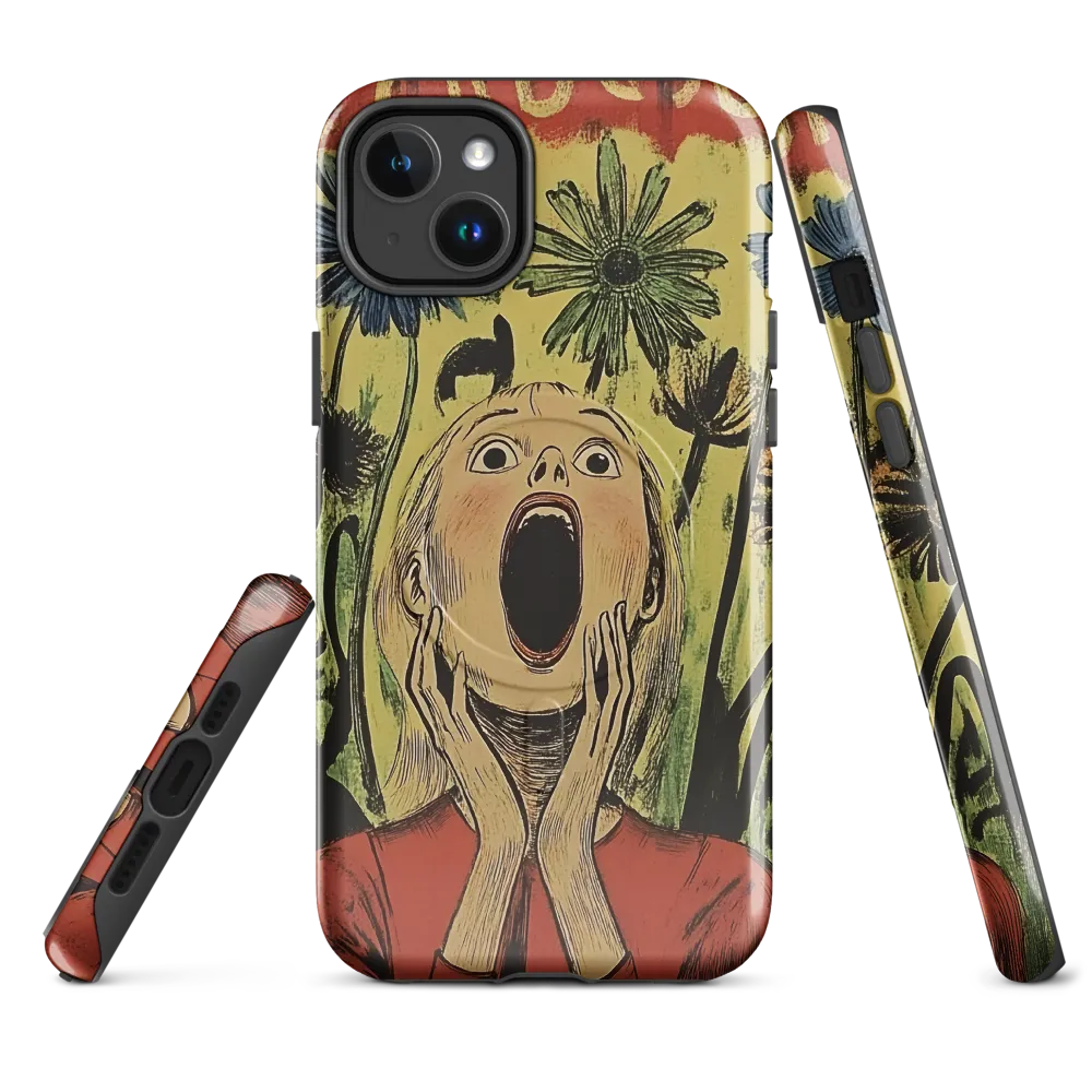 The Echo of Panic | Phone Case |  14 Plus | MagSafe® Tough Case | Glossy