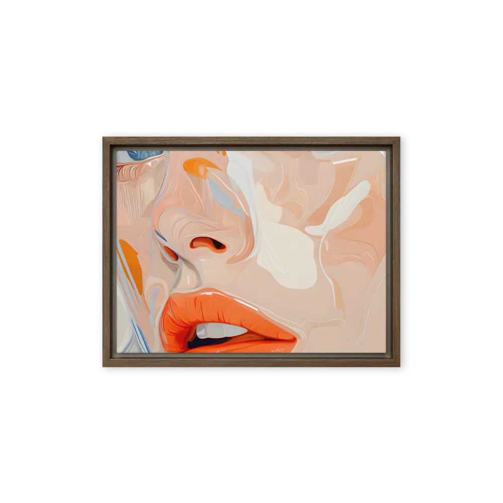 Ethereal Expressions | Canvas with Brown Frame | 12″×16″