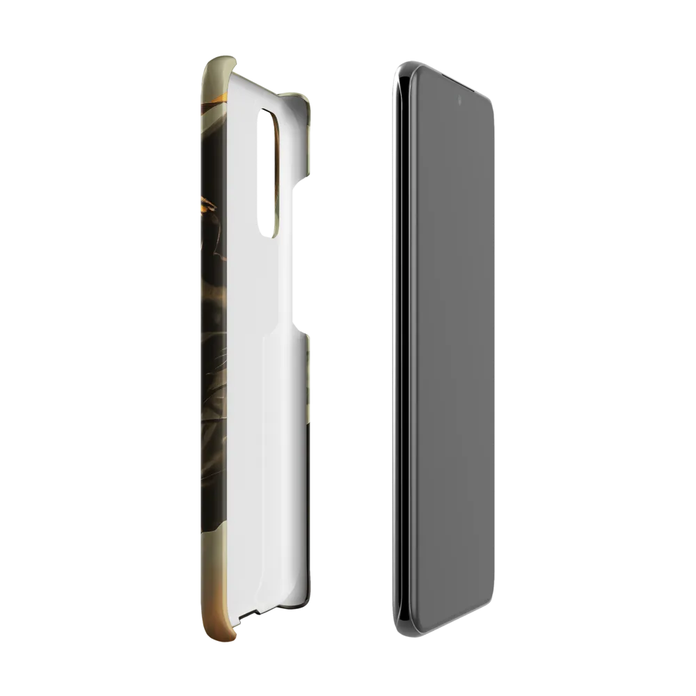 Ethereal Explorer: The Enigmatic Astronaut | Phone Case |  S20 | Snap Case | Matte