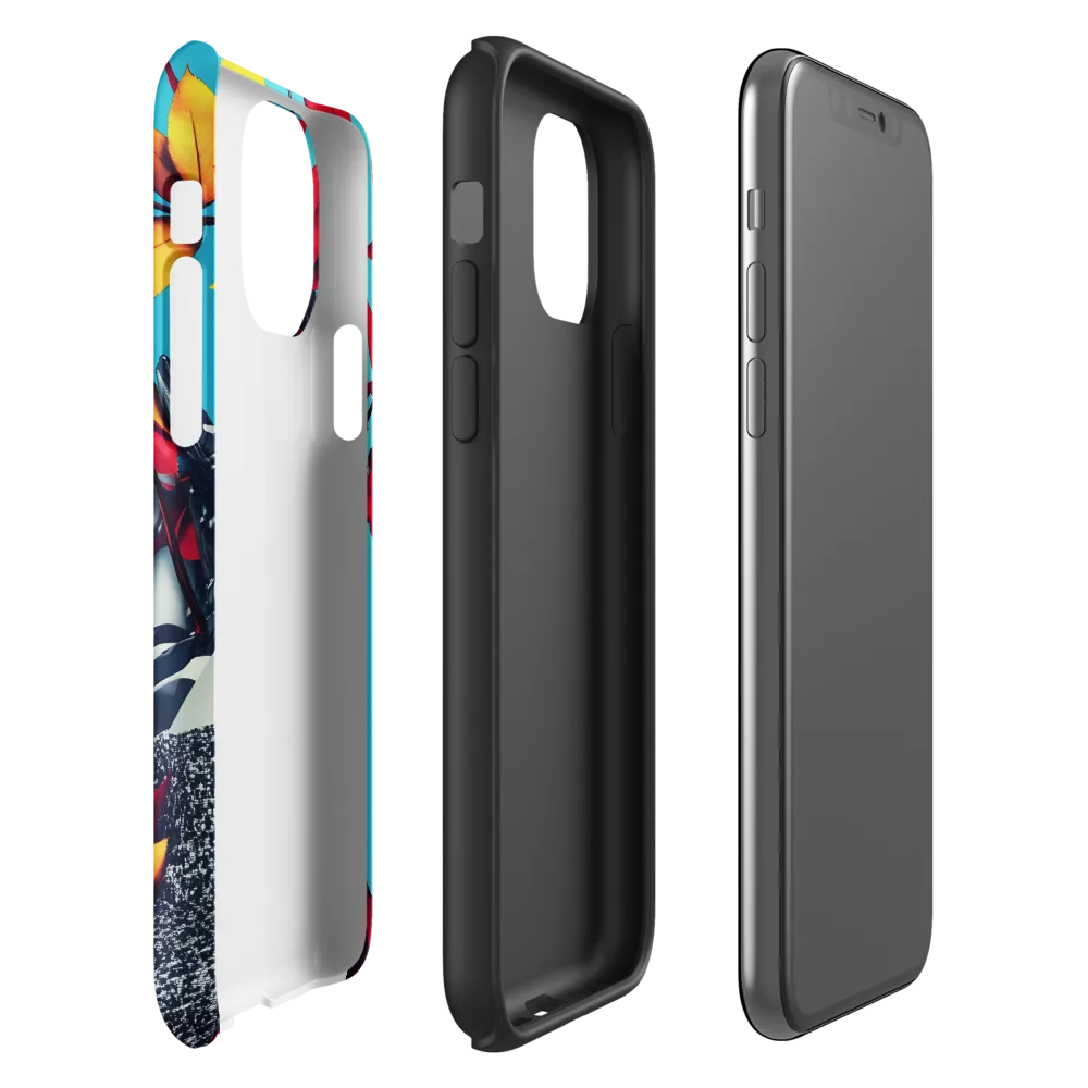 Futuristic Fusion: Nature Meets Technology | Phone Case |  11 Pro | Tough Case | Glossy