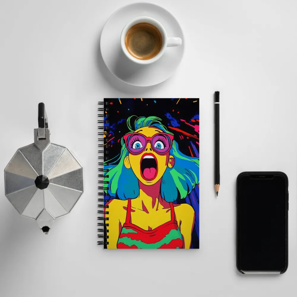 Eruption of Emotion | Spiral Notebook