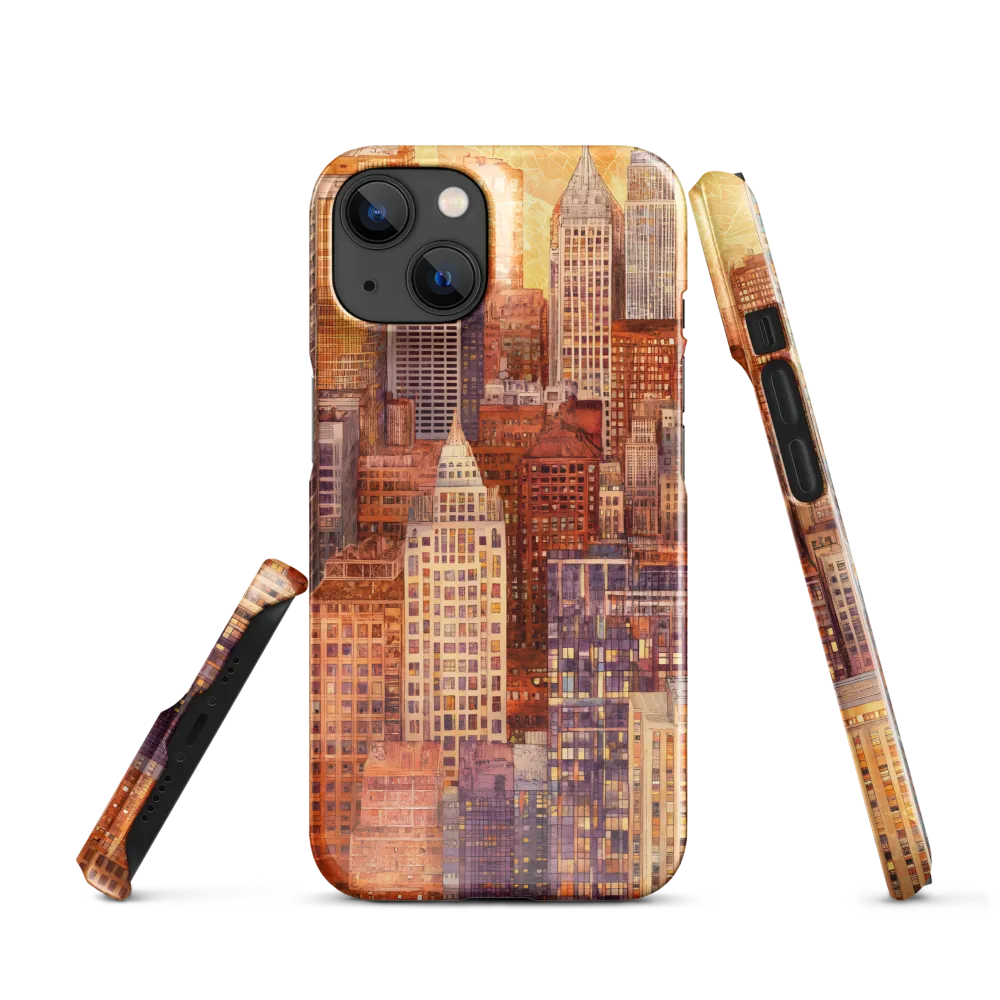 Golden Hour Over the City | Phone Case |  14 | Snap Case | Glossy