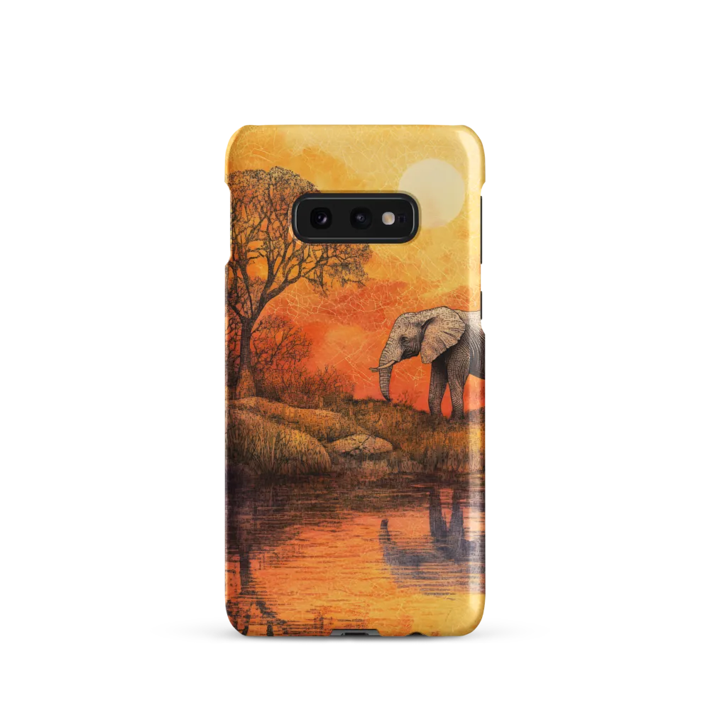 Elephant's Serenity at Dusk