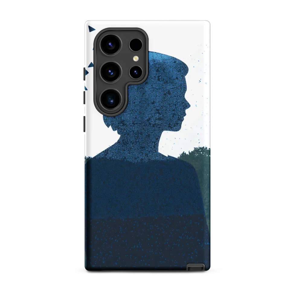 Blue Contemplation | Phone Case |  S24 Ultra | Tough Case | Matte