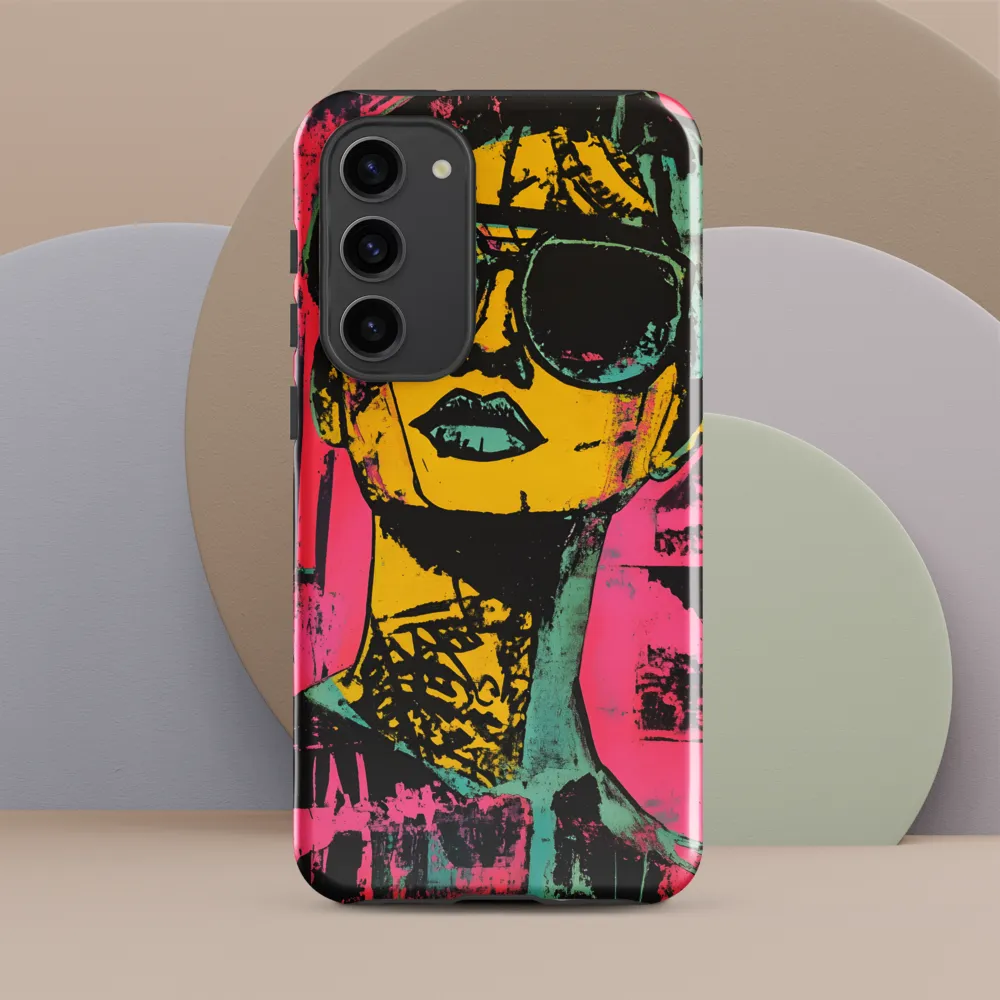 Confident Portrait in Neon Colors