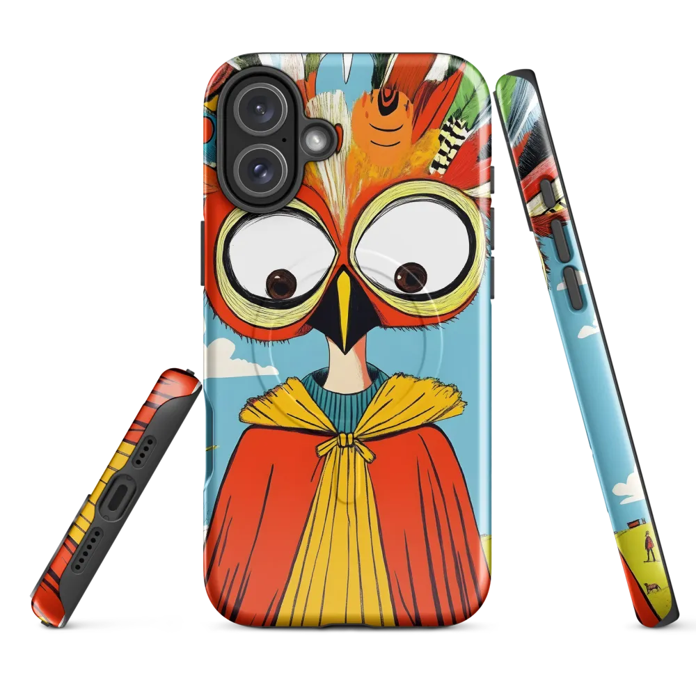 A Whimsical Encounter: The Owl-Human Fusion
