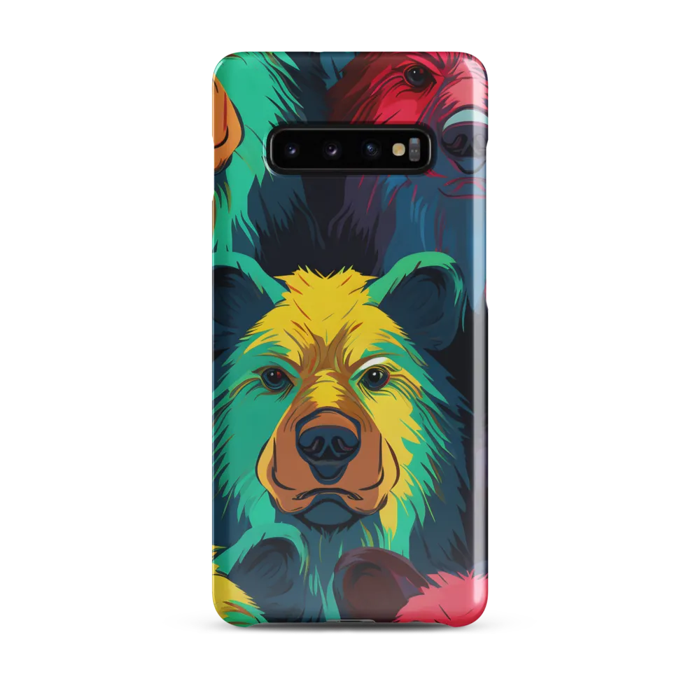 The Colorful Essence of Bears | Phone Case |  S10 Plus | Snap Case | Glossy