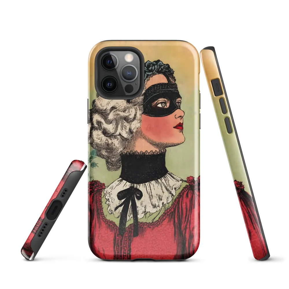 Masked Elegance | Phone Case |  12 Pro | Tough Case | Glossy