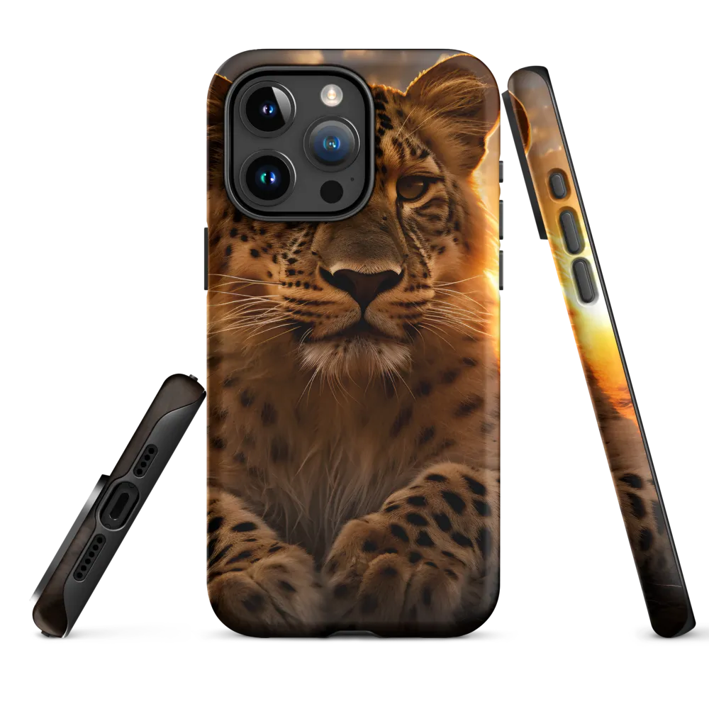 Regal Presence: The Leopard at Sunset