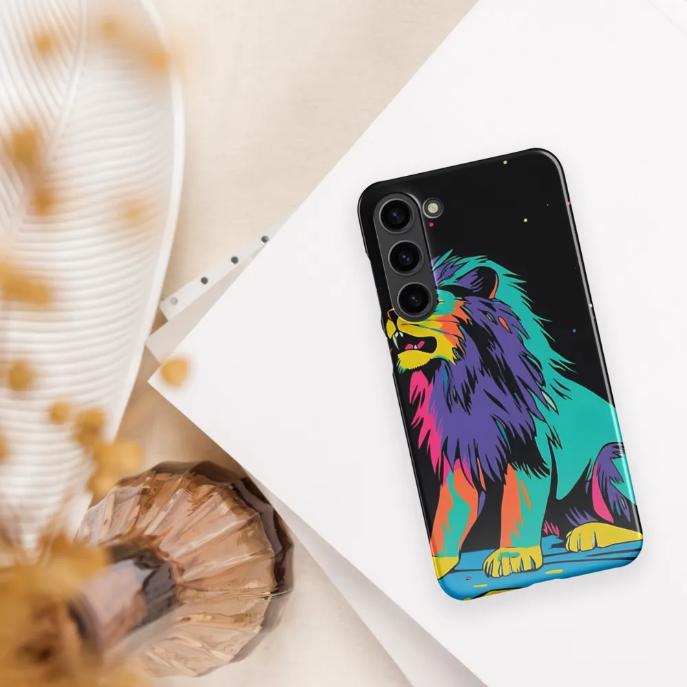 Roaring Colors: The Neon Lion
