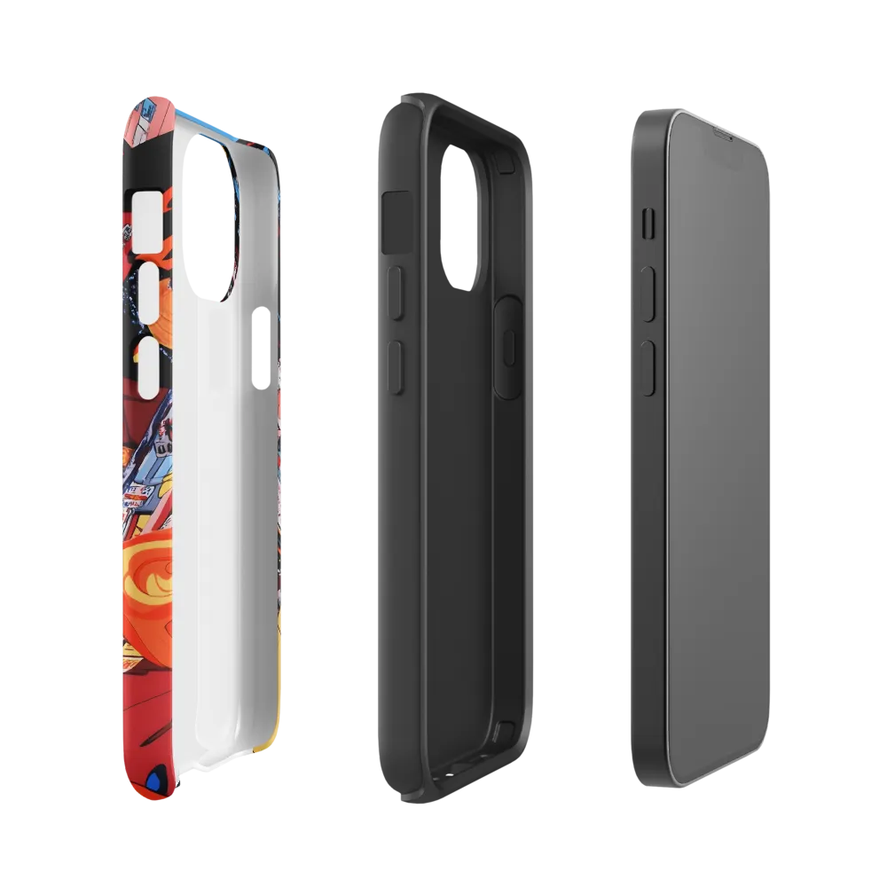 Urban Symphony: A Bird's-Eye View of Life | Phone Case |  13 mini | Tough Case | Matte