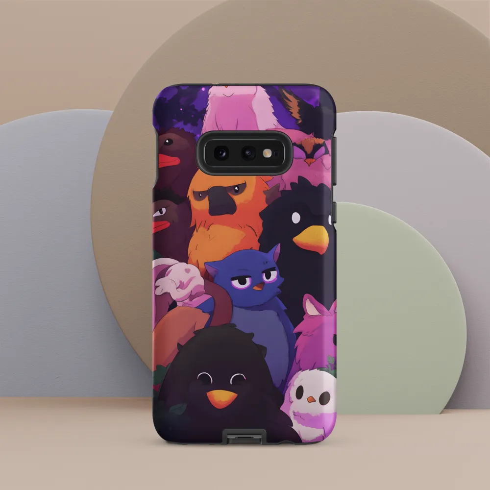 Whimsical Avian Gathering
