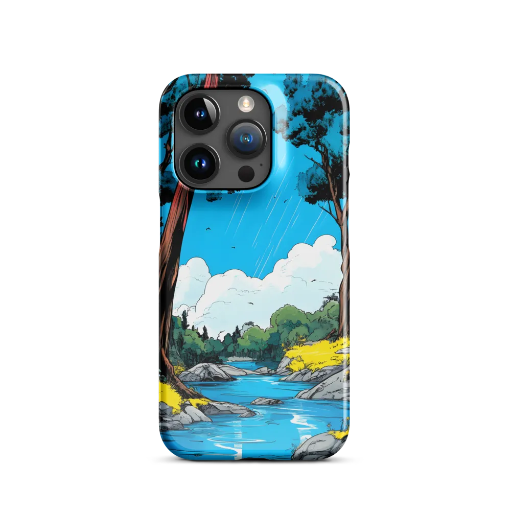 Tranquil River in a Comic Landscape