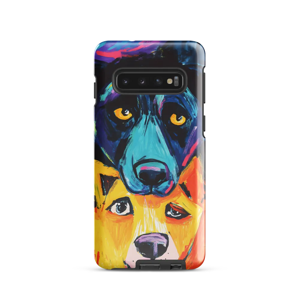 Vibrant Companions: An Expression of Canine Spirit | Phone Case |  S10 | Tough Case | Glossy