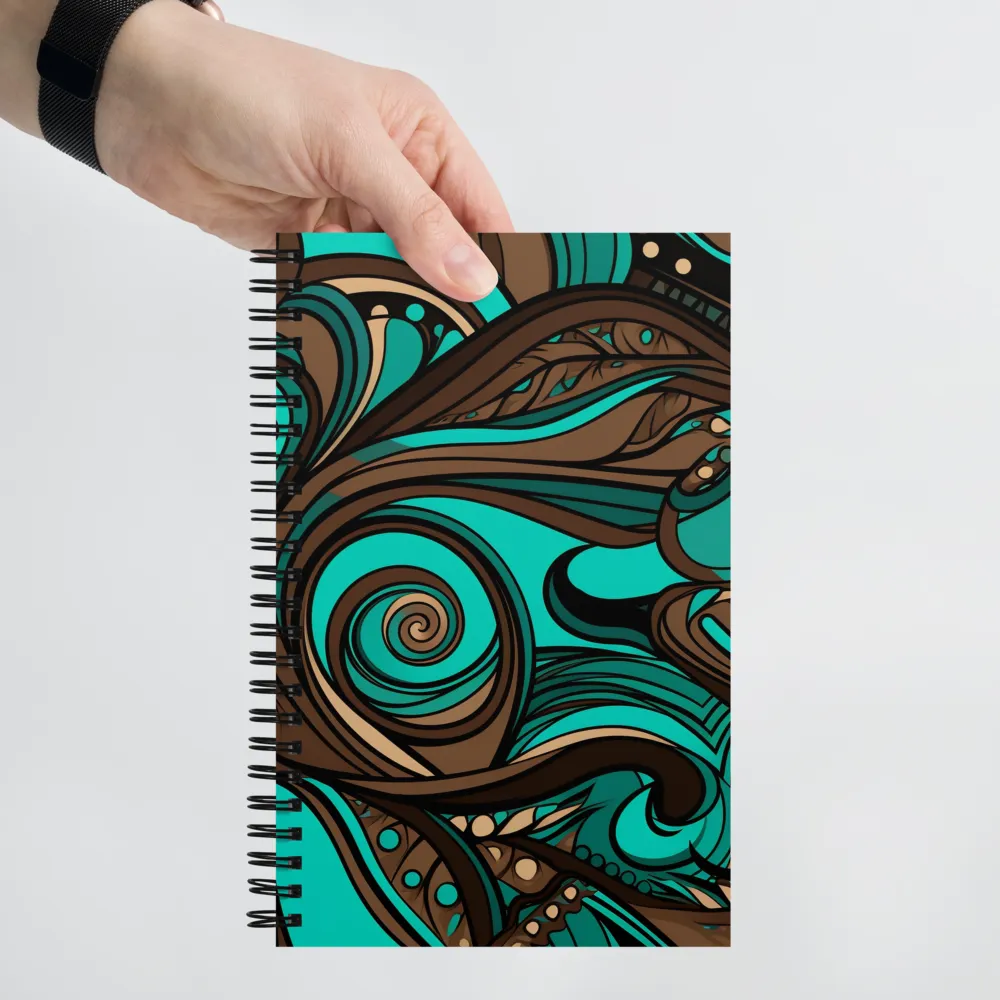 Fluctuating Currents | Spiral Notebook