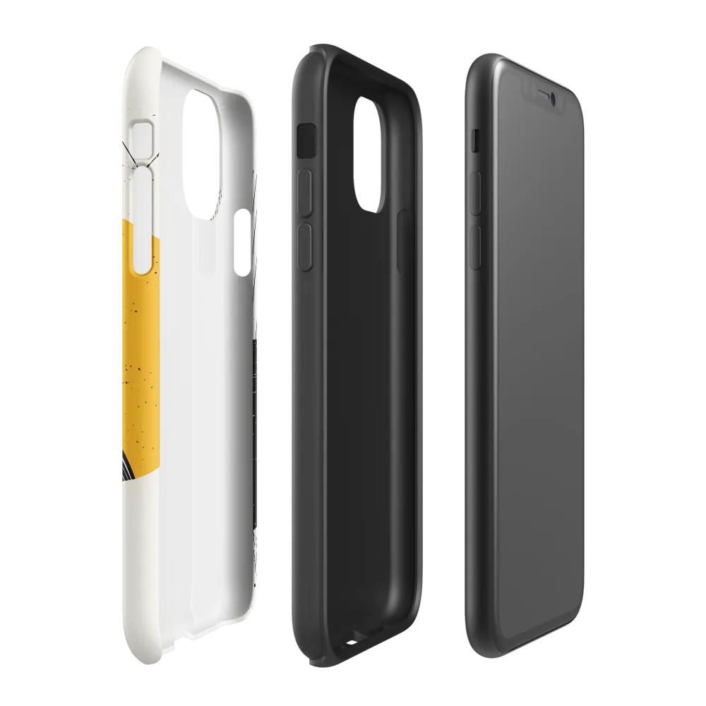 Dynamic Harmony in Black and Yellow