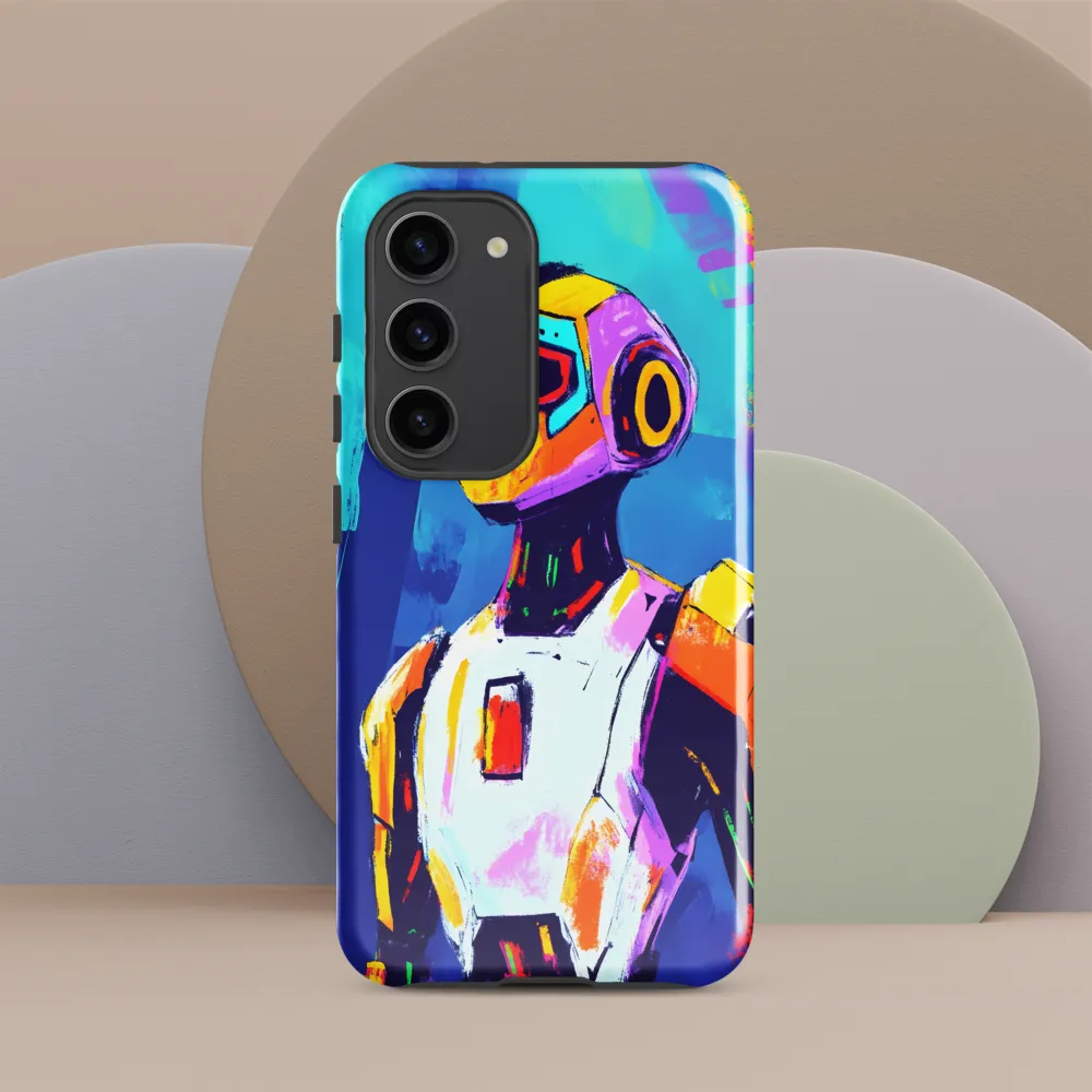 Curiosity of the Robot | Phone Case |  S23 | Tough Case | Glossy
