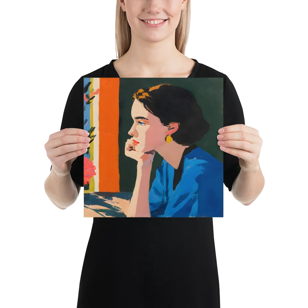 Pensive Profile 
 Poster | 12″x 12″